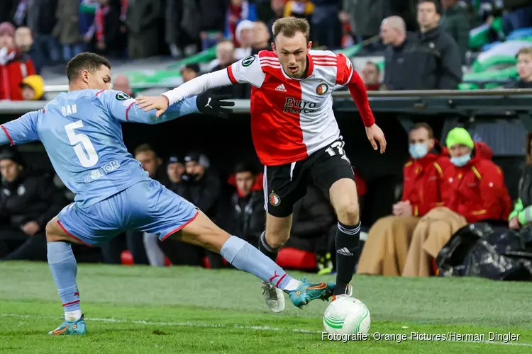 Feyenoord moet aan de bak in Praag na gelijkspel